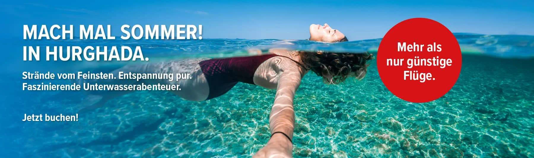 Jetzt Flüge nach Hurghada sichern