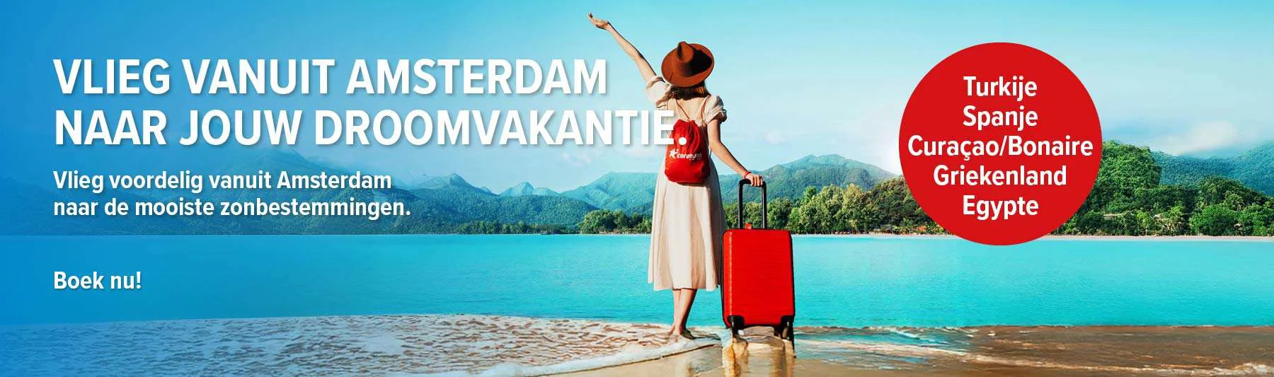 Vlieg vandaag nog naar jouw droomvakantie