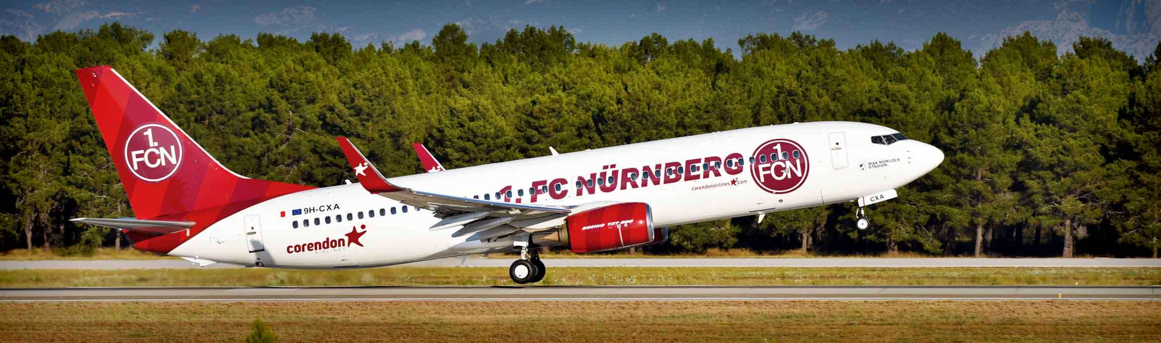 Corendon Airlines 1. FC Nürnberg ile Sponsorluk Anlaşması İmzaladı