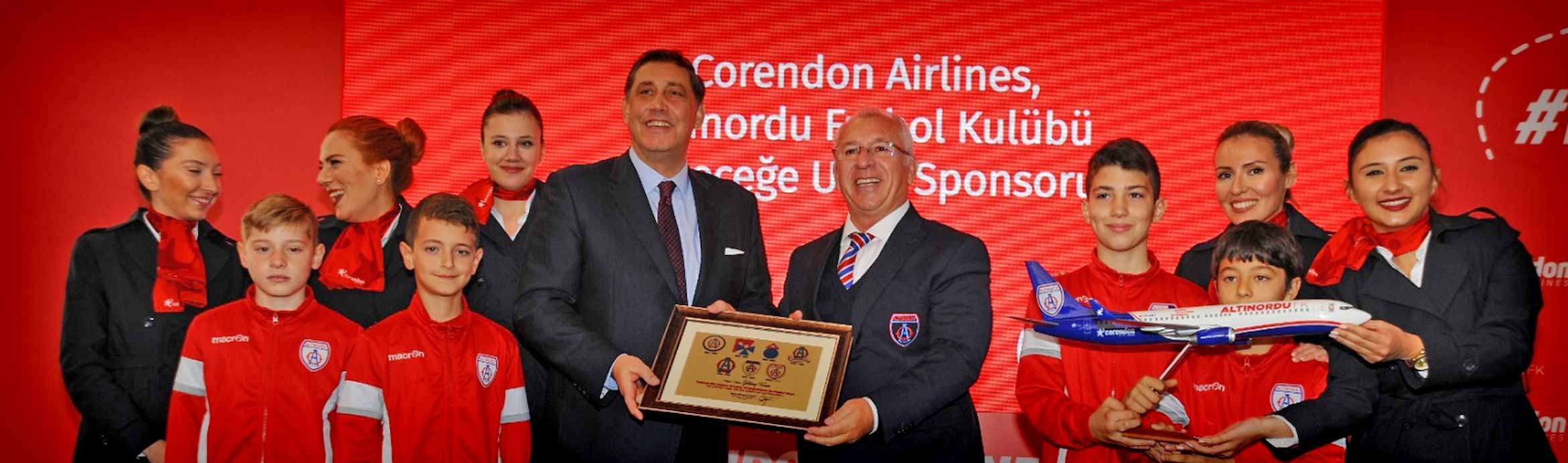 Corendon Airlines, Altınordu Futbol Kulübü’nün Geleceğe Uçuş Sponsoru oldu