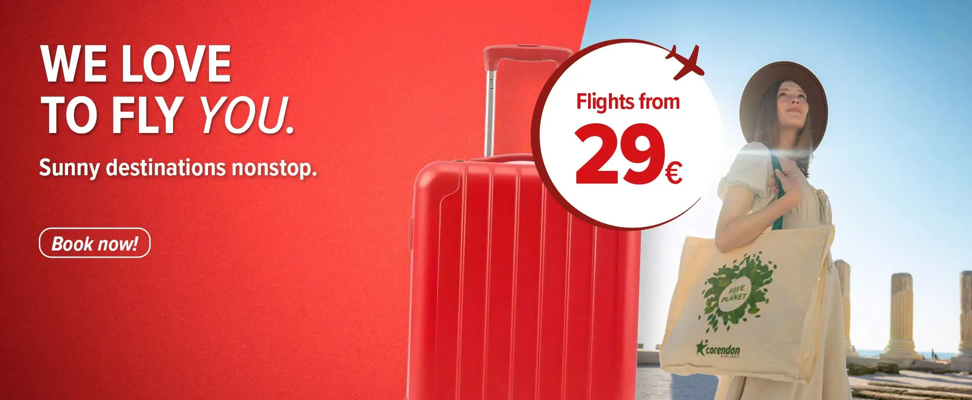 Fly starting at just €29!