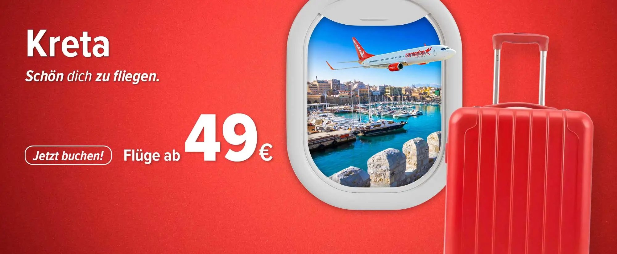 Kreta wartet auf dich - Flüge jetzt ab 49 €!