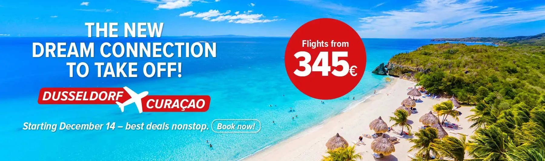 Dream Destination Curaçao: New Flight Connection from Düsseldorf