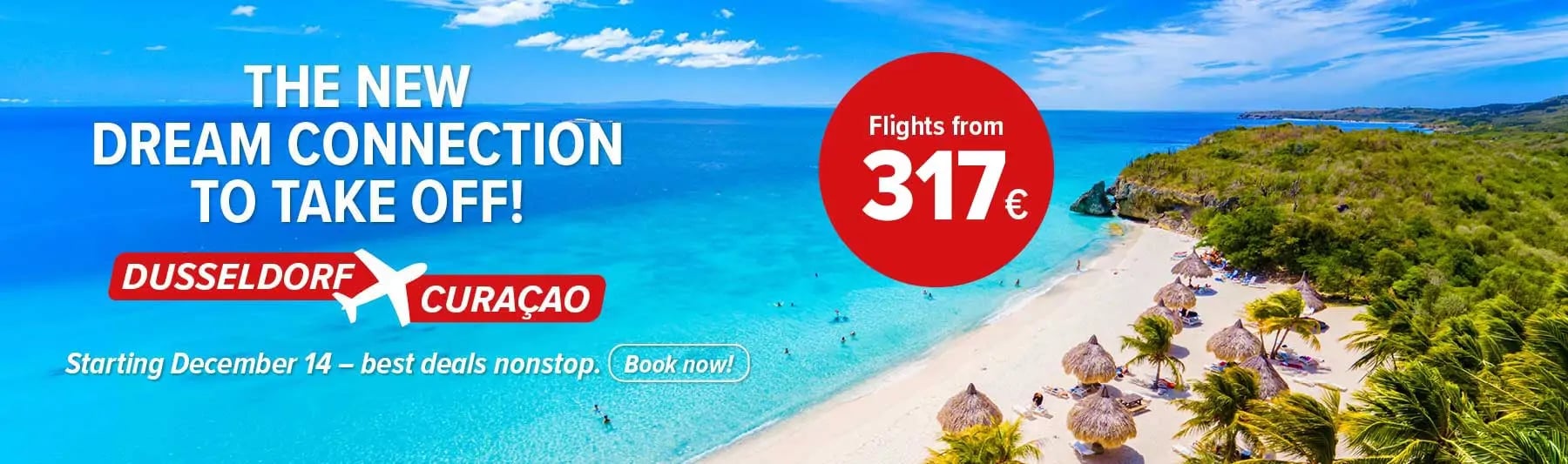 Dream Destination Curaçao: New Flight Connection from Düsseldorf