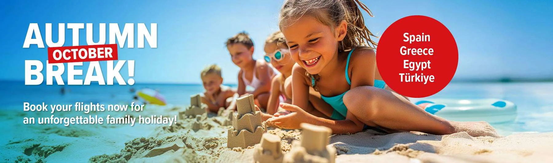 Book your flights for the autumn break now!