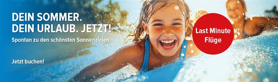 Last-Minute-Angebote im Sommer