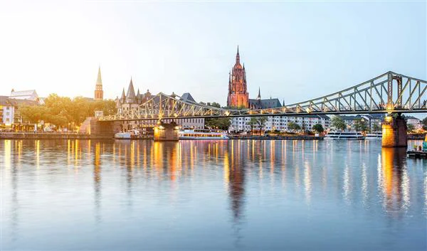 Frankfurt am Main Kultura Most Żelazny (Eisenersteg) 