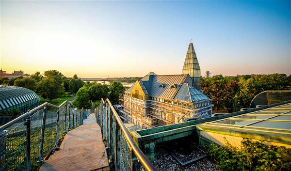 Warszawa  Przyroda Ogród na dachu