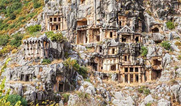 Dalaman Culture Lycian Rock Tombs
