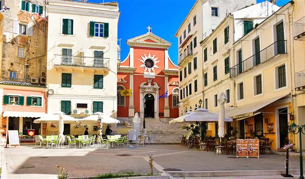 Korfu Şehir Hayatı Korfu Kent Merkezi