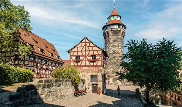 Nürnberg Kültür Kaiserburg Kalesi (İmparatorluk Kalesi)